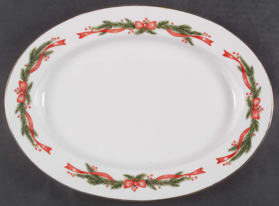 ATT1 12" Oval Serving Platter by All the Trimmings-1