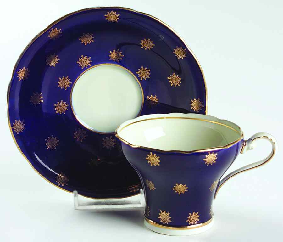 C105 Footed Cup & Saucer Set by John  Aynsley & Sons-1