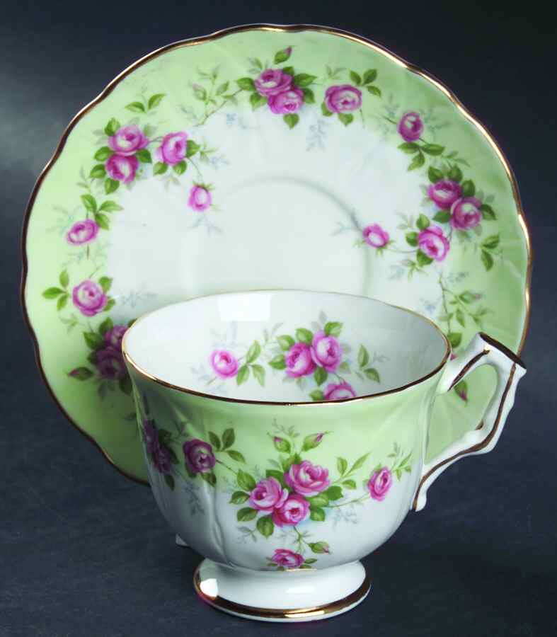8742a Footed Cup & Saucer Set by John  Aynsley & Sons-1
