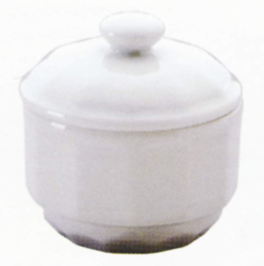 Flora Sugar Bowl & Lid by Apilco-1