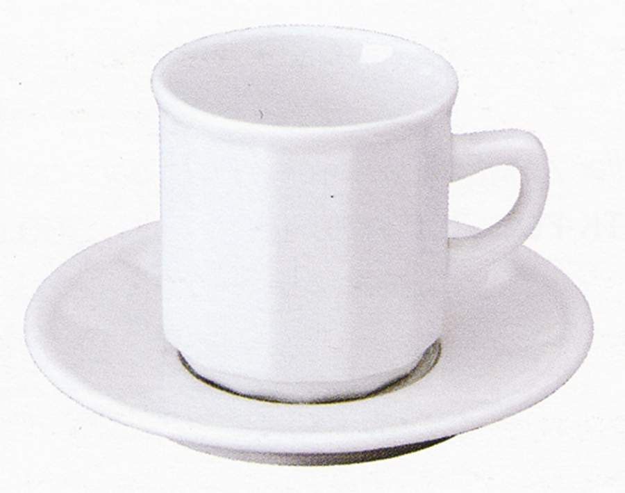Flora Stacking Breakfast Cup & Saucer Set by Apilco-1