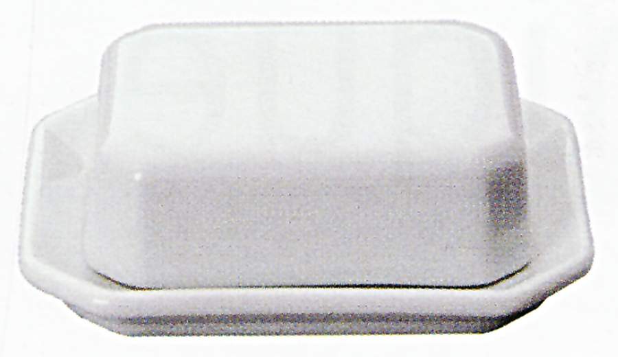 Flora Square Covered Butter by Apilco-1