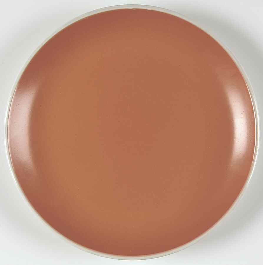 Aurora Orange and White Salad Plate by 222 Fifth (PTS)-1
