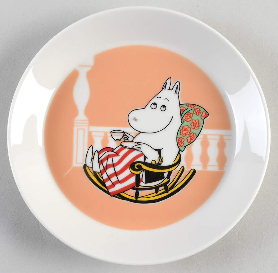 Moomin Valley Salad Plate by Arabia of Finland-1