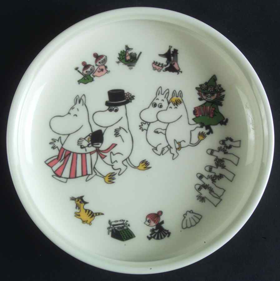 Moomin Valley Child's Plate by Arabia of Finland-1