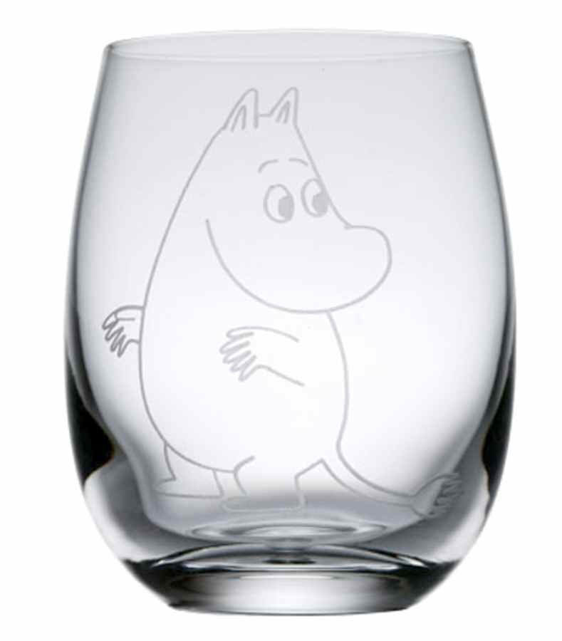 Moomin Valley 8 Oz Glassware Tumbler by Arabia of Finland-1