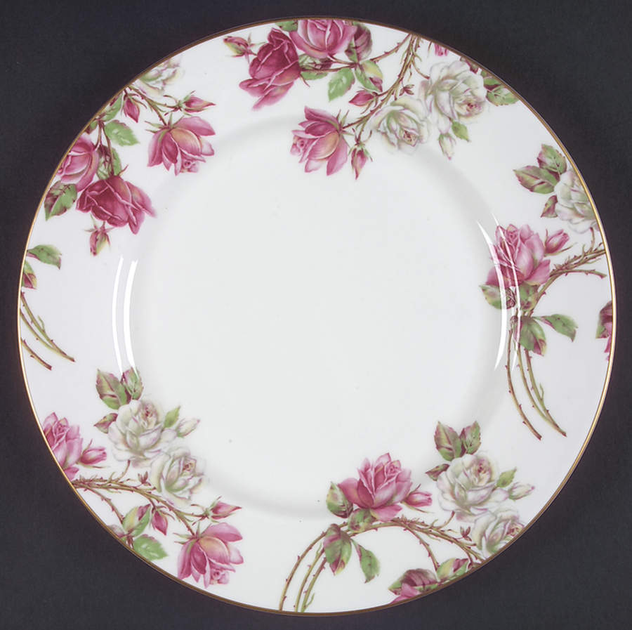 Elizabeth Rose (Smooth) Dinner Plate by John  Aynsley & Sons-1