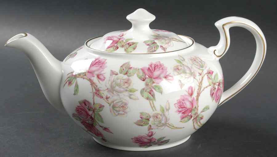 Elizabeth Rose (Smooth) Teapot & Lid by John  Aynsley & Sons-1