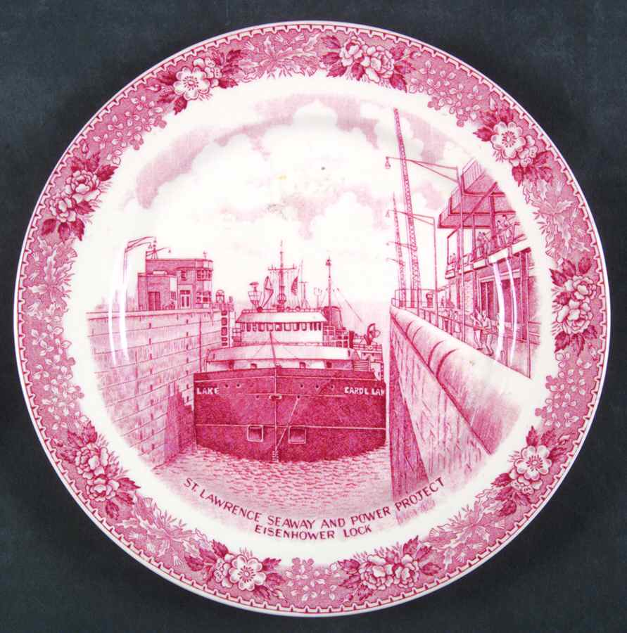St Lawrence Seaway Bread & Butter Plate by Adams China-1
