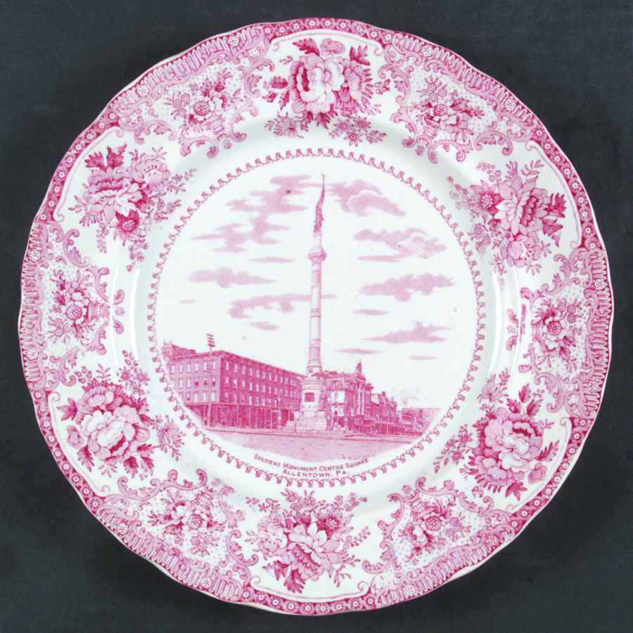 Allentown, Pa Dinner Plate by Adams China-1