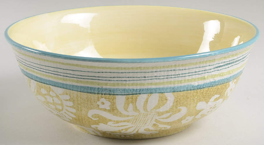 Vintage Garden Collection 10" Round Vegetable Bowl by Ambiance-1