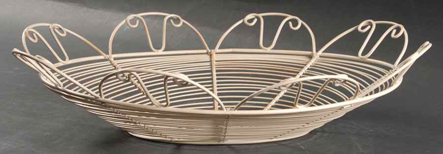 Vintage Garden Collection 15" Metal Oval Server by Ambiance-1