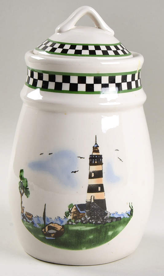 Lighthouse Extra Large Canister & Lid by Alco-1