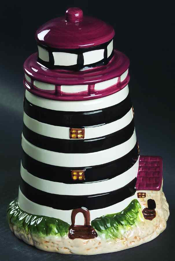 Lighthouse Cookie Jar & Lid by Alco-1