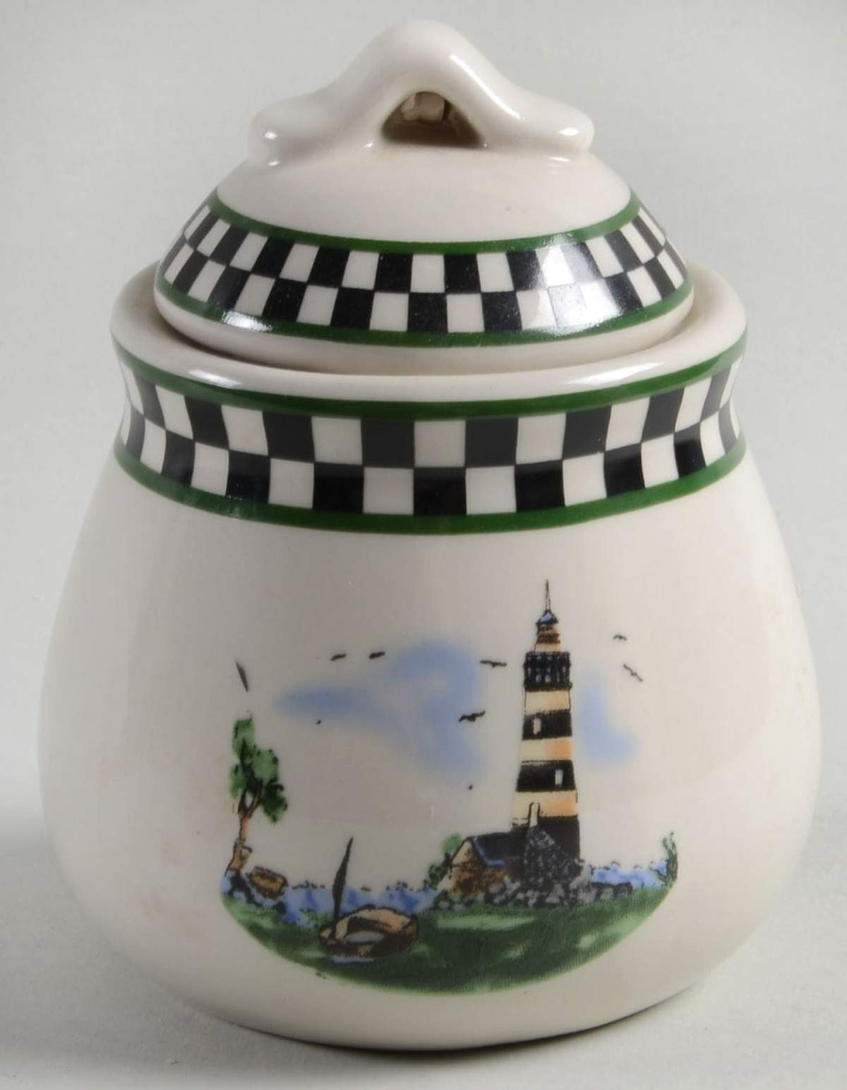 Lighthouse Sugar Bowl & Lid by Alco-1