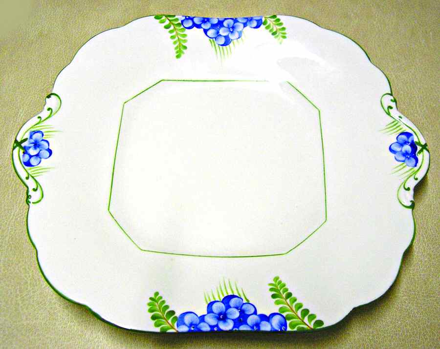 5222 Handled Cake Plate by John  Aynsley & Sons-1