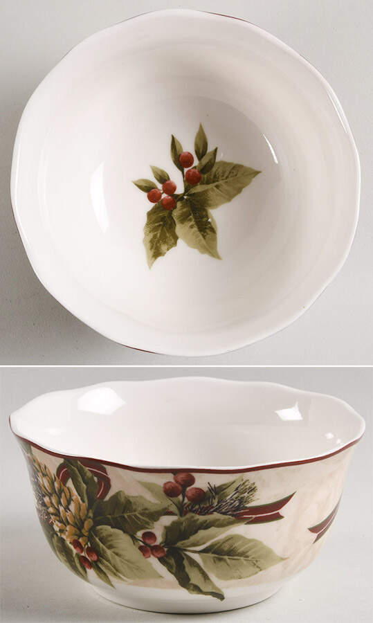 Yuletide Celebration Coupe Cereal Bowl by 222 Fifth (PTS)-1