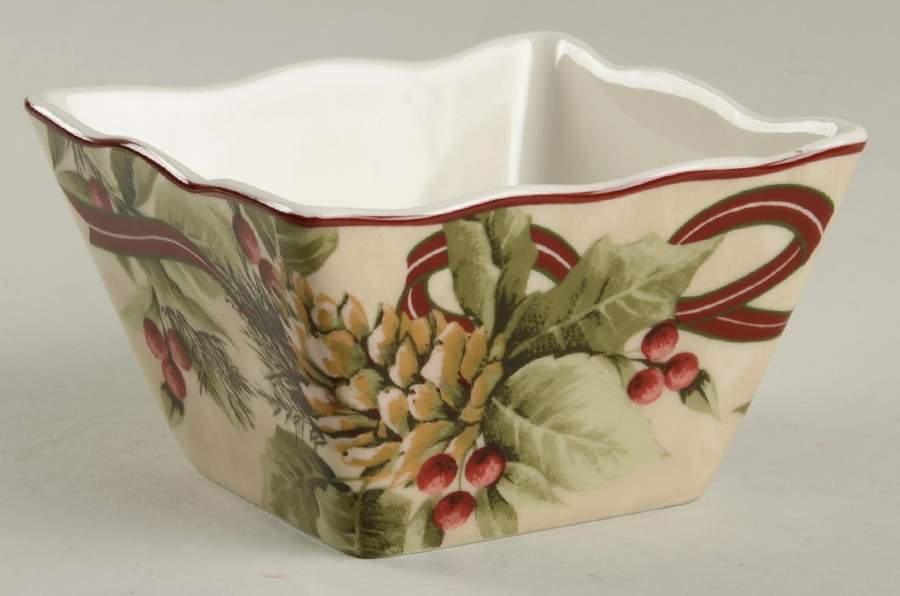 Yuletide Celebration Individual Appetizer Bowl by 222 Fifth (PTS)-1