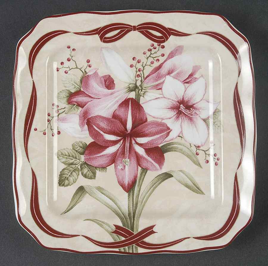 Yuletide Celebration Appetizer Plate by 222 Fifth (PTS)-1