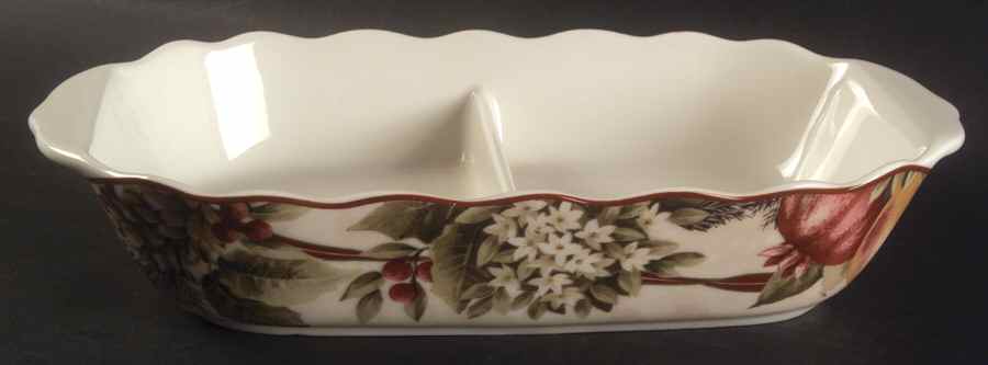 Yuletide Celebration Oval Divided Server by 222 Fifth (PTS)-1