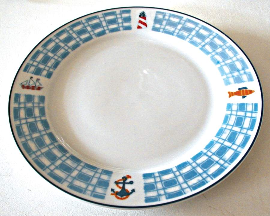 On the Cape Dinner Plate by American Atelier-1