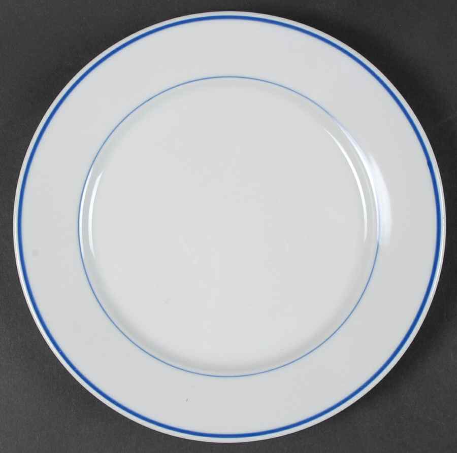 Tradition Blue Salad Plate by Apilco-1