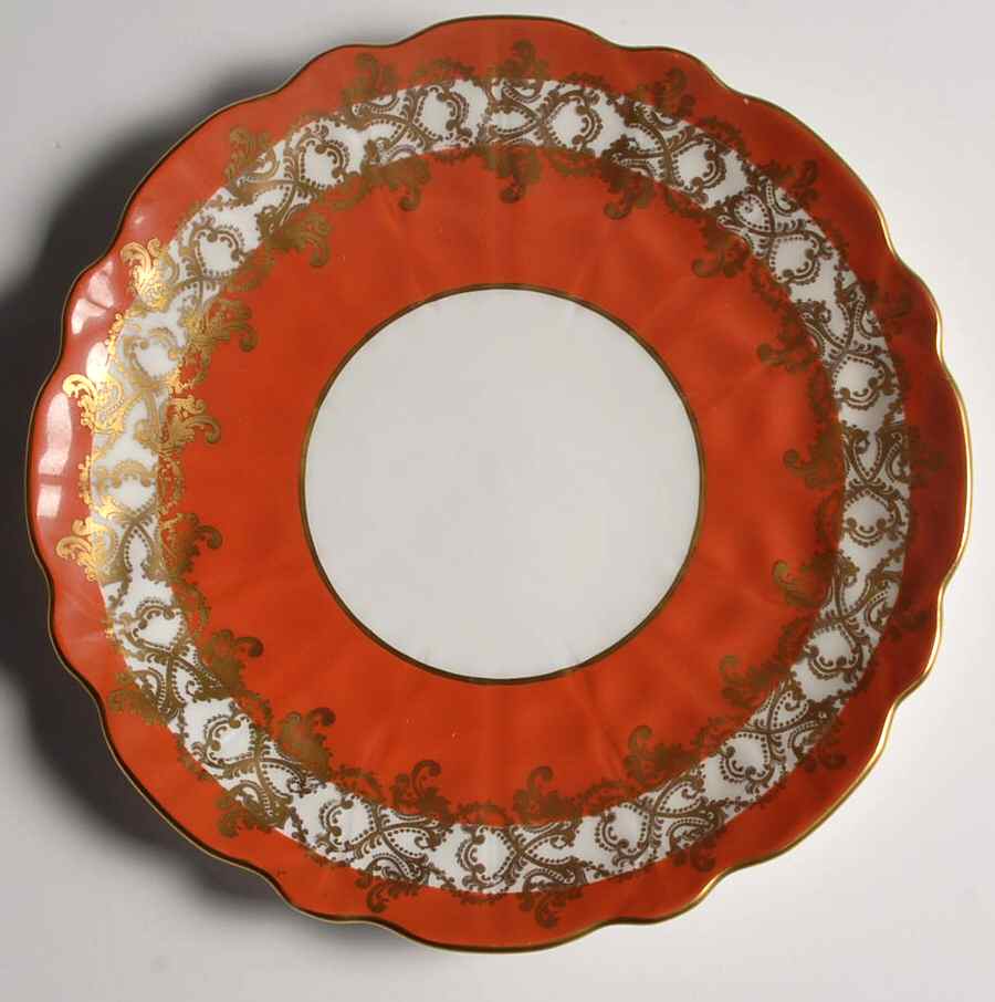 1215 Orange Salad Plate by John  Aynsley & Sons-1