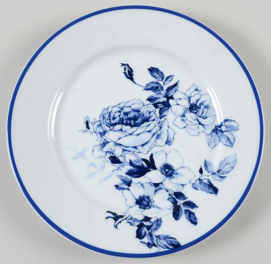 Rose Toile Salad Plate by Apilco-1