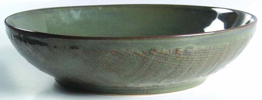 Craft Moss Green 10" Round Vegetable Bowl by 222 Fifth (PTS)-1