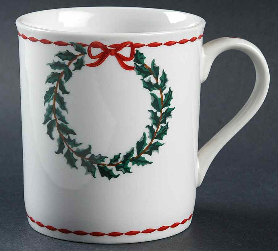 Holly Wreath Mug by Laura Ashley-1