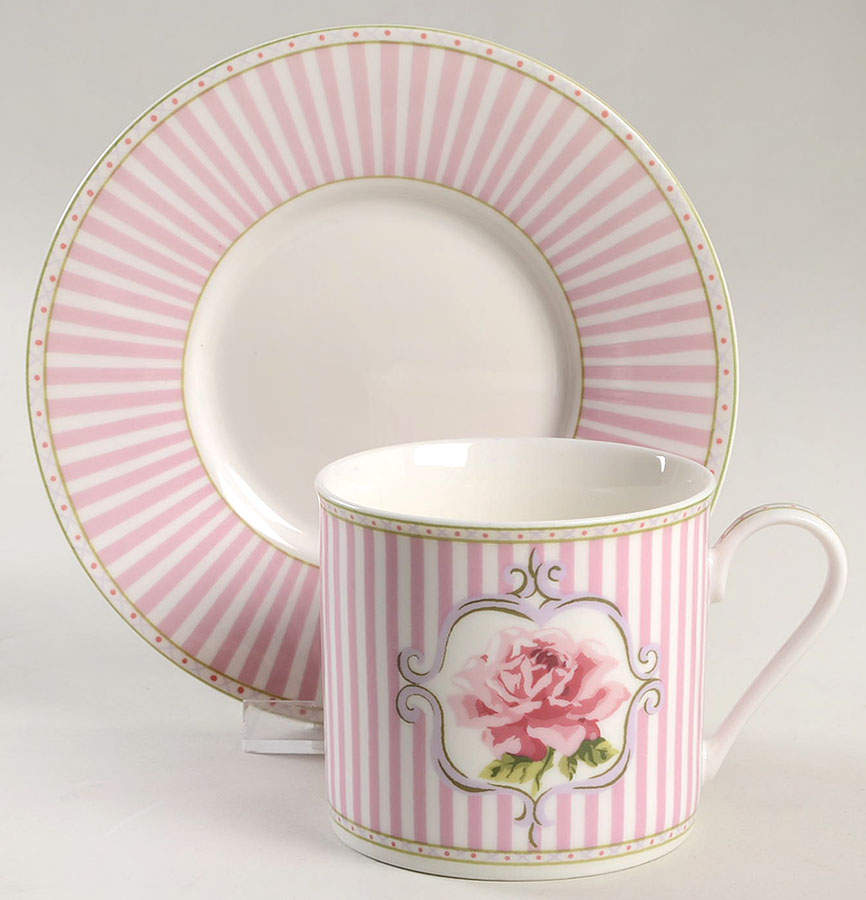 Celia Flat Cup & Saucer Set by Laura Ashley-1