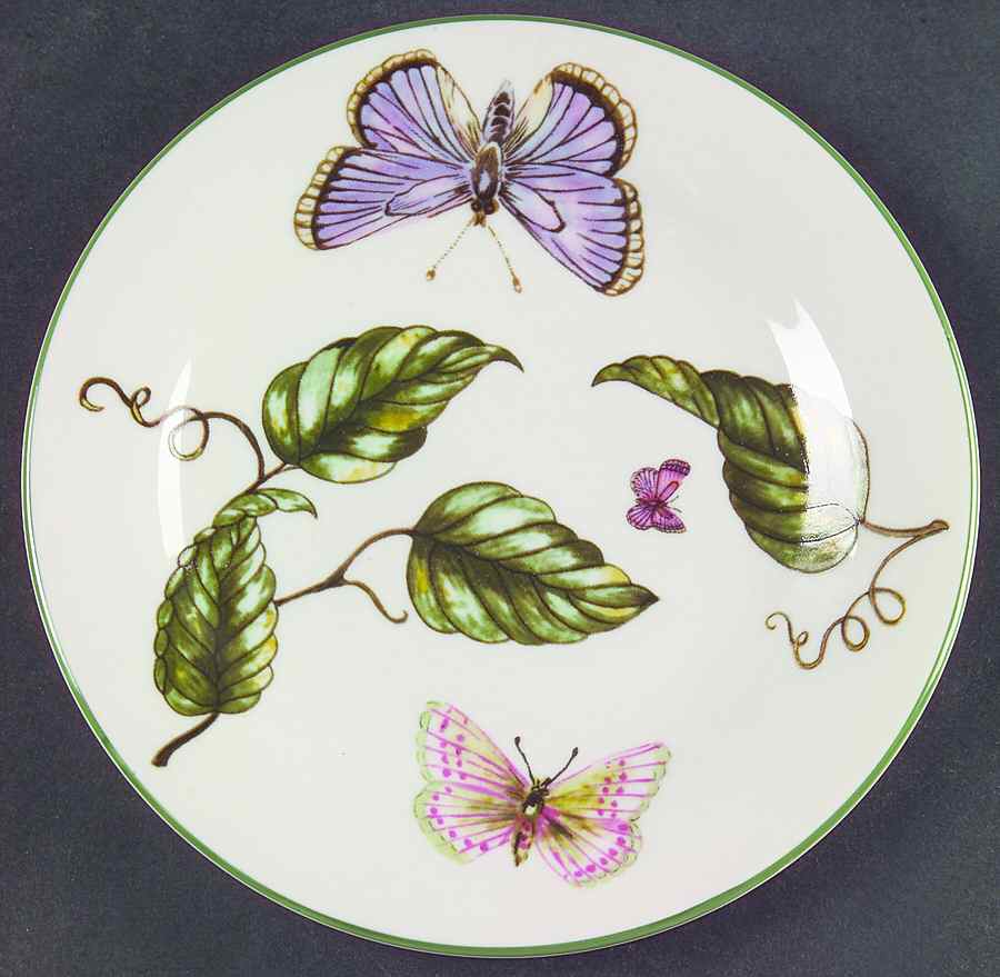 Butterfly Split Salad Plate by American Atelier-1