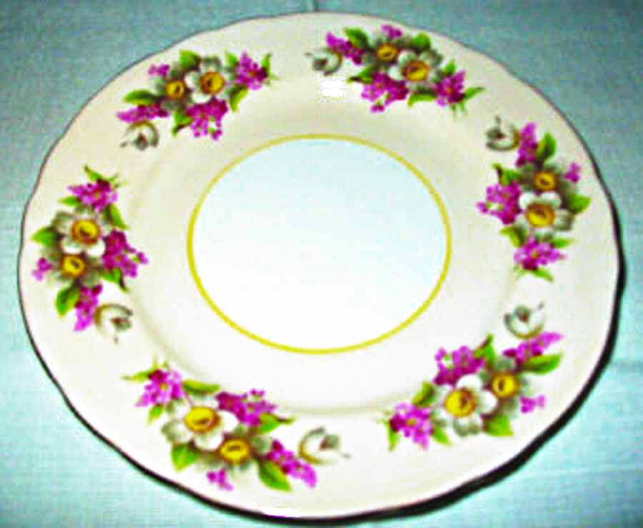 1003-3 Dessert/Pie Plate by John  Aynsley & Sons-1