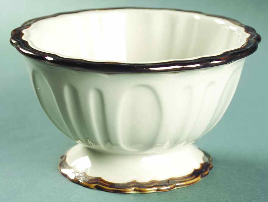 Versailles White Footed Dessert Bowl by Ambiance-1