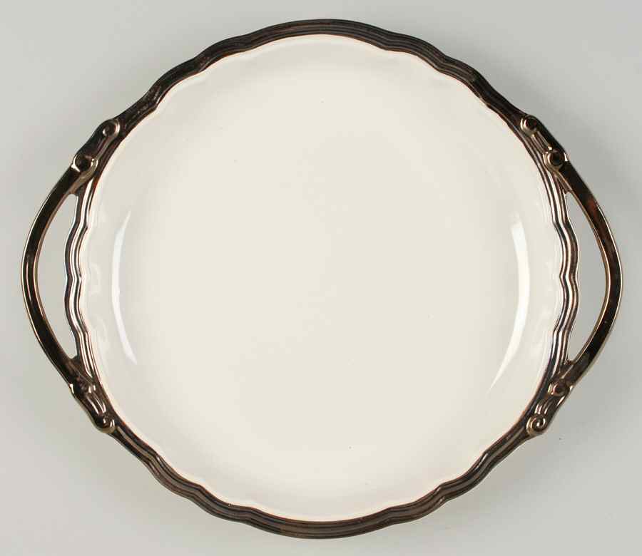 Versailles White 14" Handled Tray by Ambiance-1