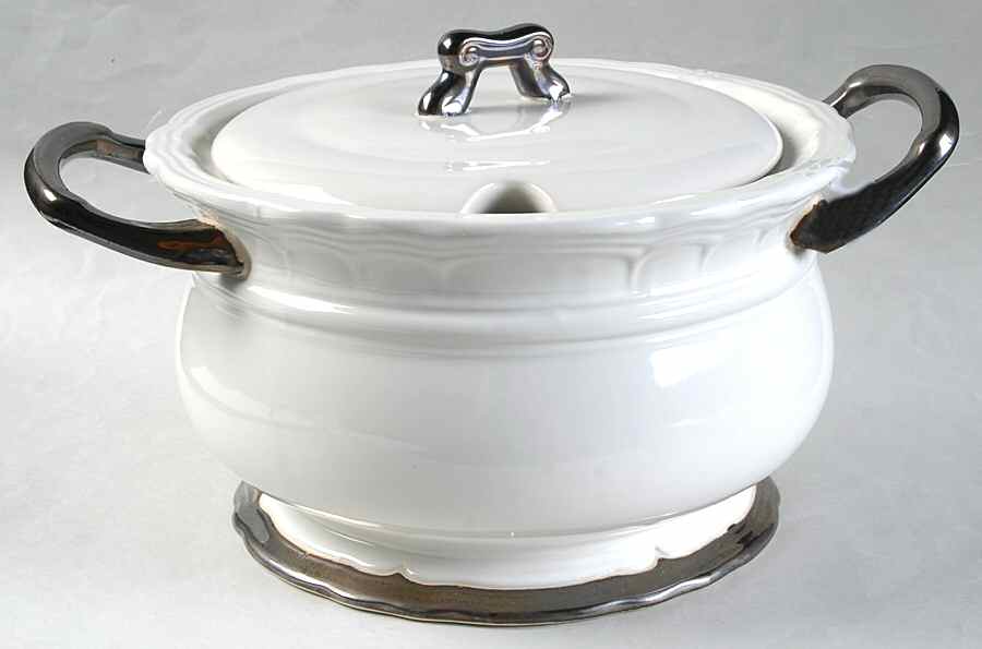Versailles White Tureen &  Lid by Ambiance-1