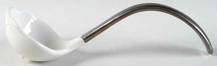 Versailles White Tureen Ladle by Ambiance-1
