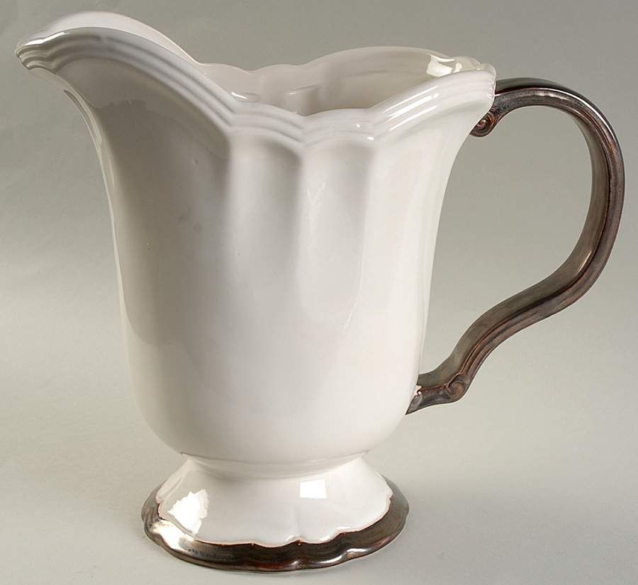 Versailles White 64 Oz Pitcher by Ambiance-1