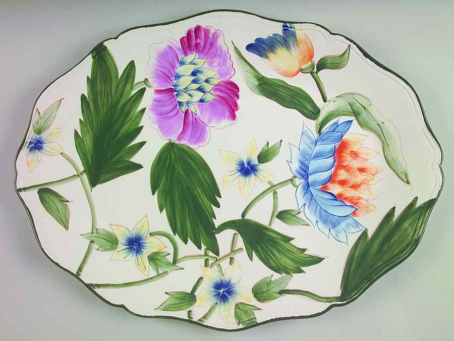 Ashley 18" Oval Serving Platter by American Atelier-1