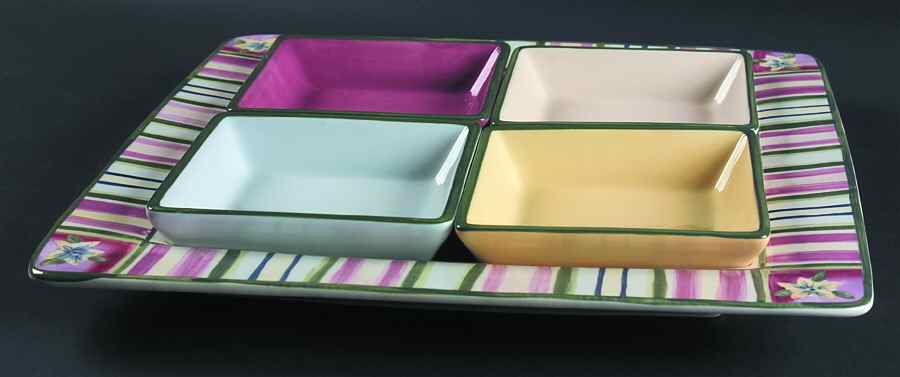 Ashley (5 Pc) Snack Set (SNTQ14+SNDM1-4) by American Atelier-1