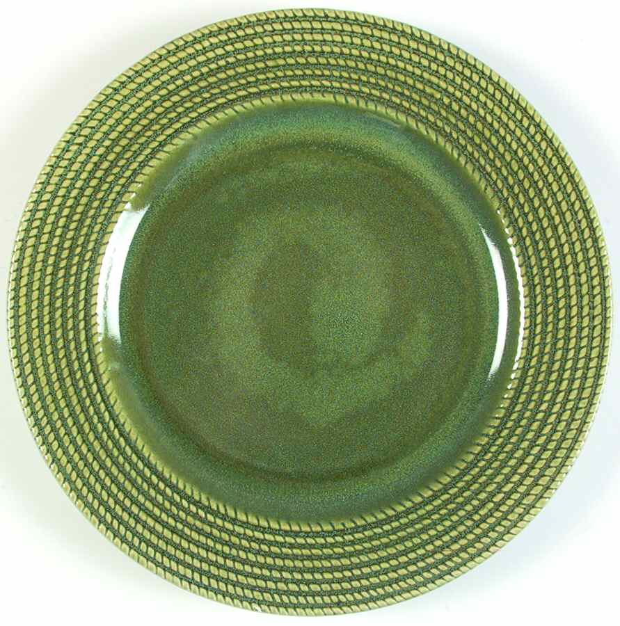 Banana Leaf Dinner Plate by American Atelier-1