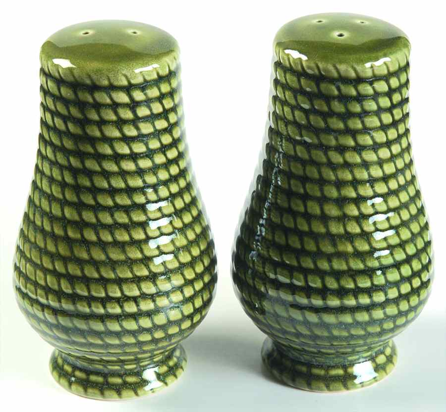 Banana Leaf Salt & Pepper Set by American Atelier-1