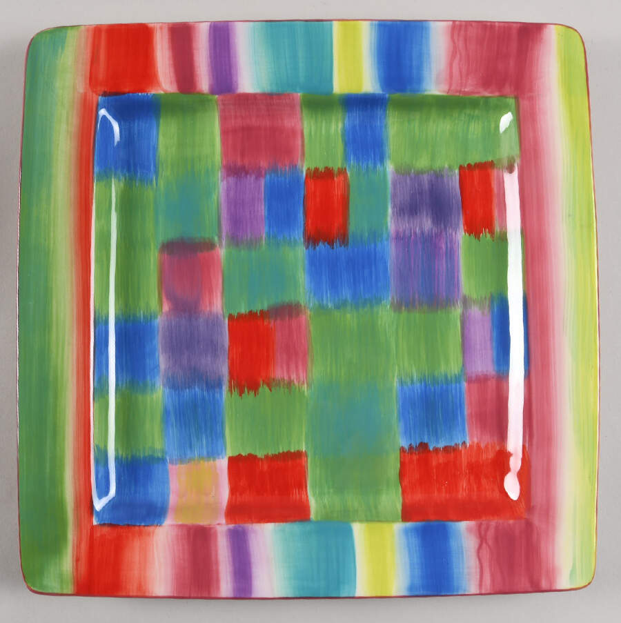 Carnivale Dinner Plate by American Atelier-1