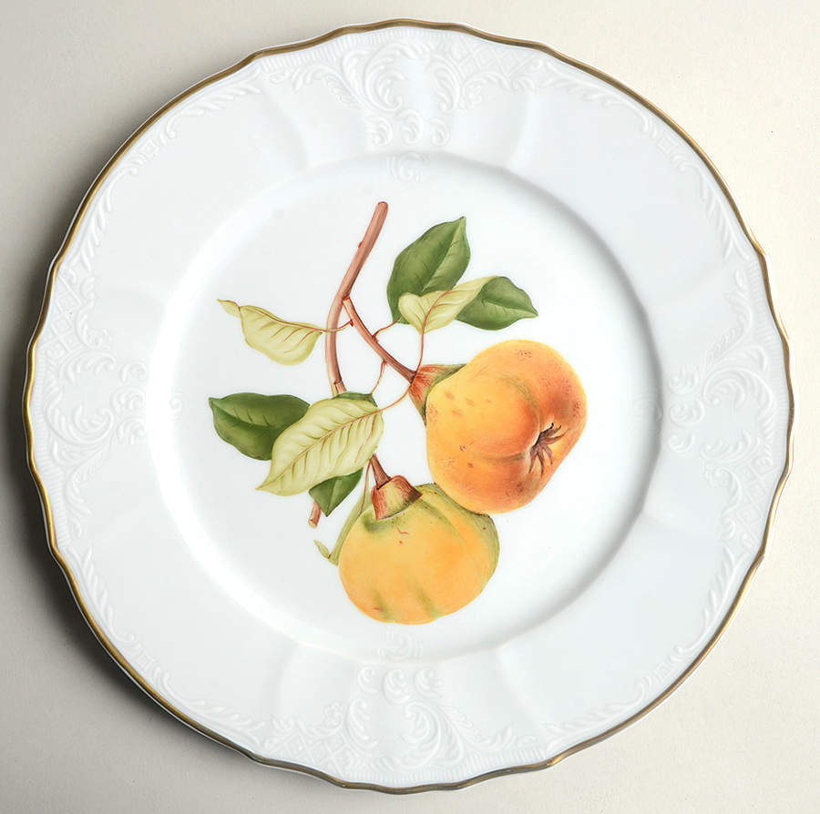 John Hooker Fruits Large Dinner Plate by Anna Weatherley-1