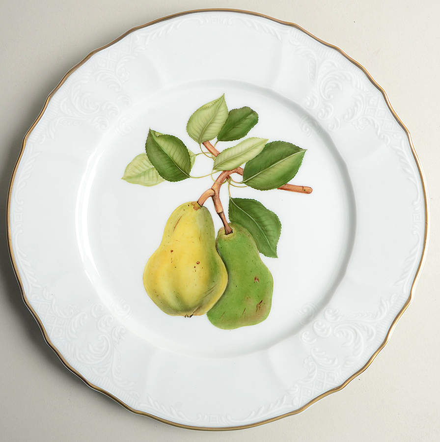 John Hooker Fruits Large Dinner Plate by Anna Weatherley-1