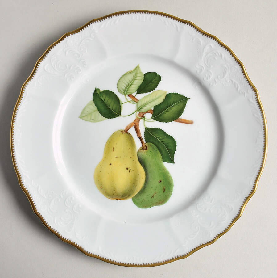 John Hooker Fruits Dinner Plate by Anna Weatherley-1