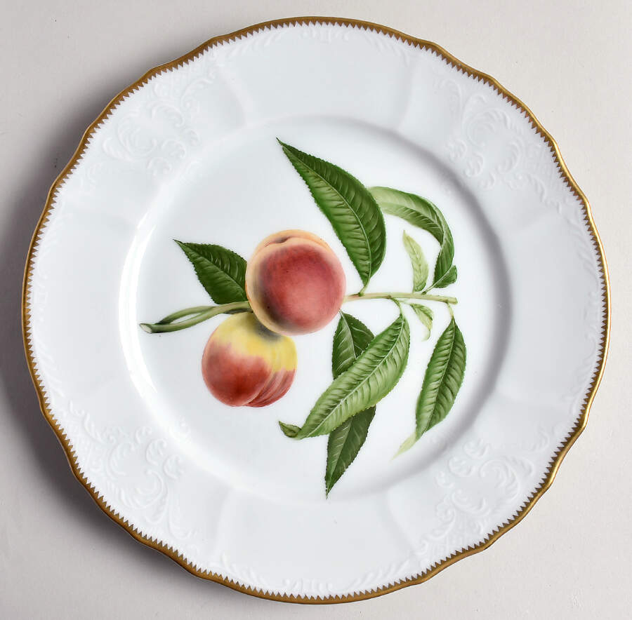 John Hooker Fruits Dinner Plate by Anna Weatherley-1