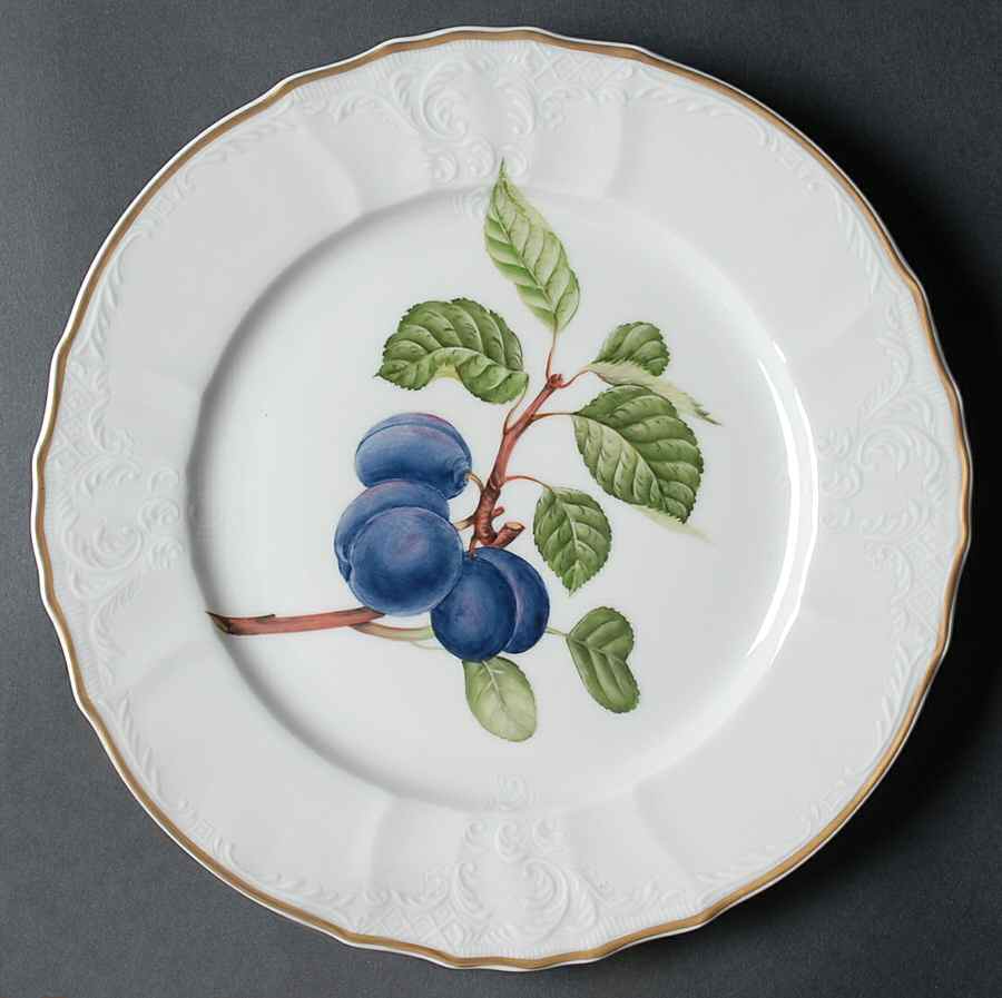 John Hooker Fruits Dinner Plate by Anna Weatherley-1