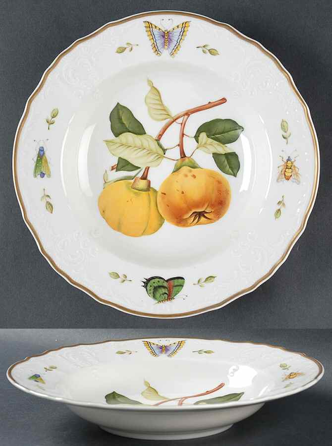John Hooker Fruits Rim Soup Bowl by Anna Weatherley-1