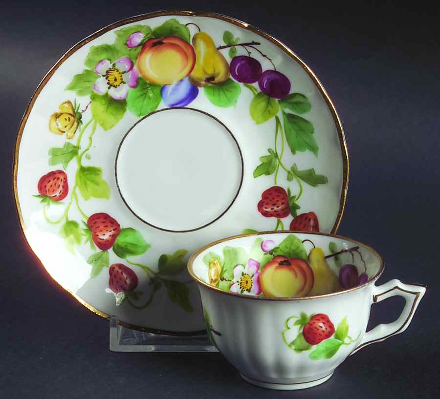 1444 Flat Demitasse Cup & Saucer Set by Charles Ahrenfeldt-1